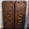 D01. Carved wooden screen. 